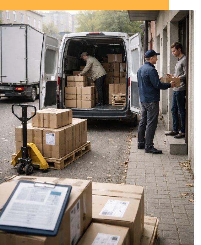 Доставка грузов от двери до двери с таможней от 46256 руб.