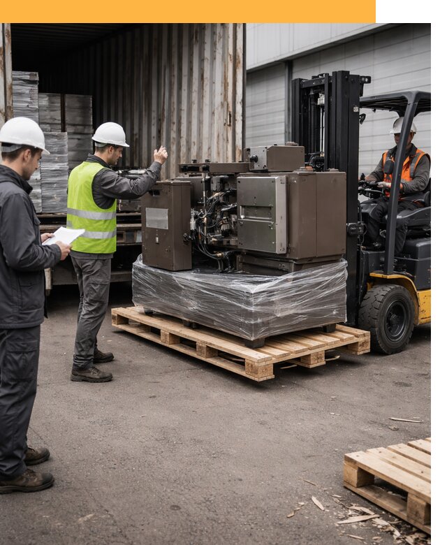 Доставка промышленного оборудования из Европы от 46256