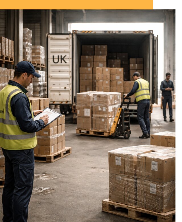 Доставка грузов из Великобритании с таможенным оформлением от 12849