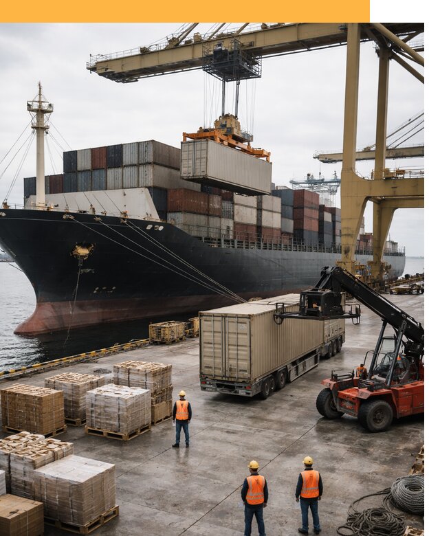 Морские перевозки из Индии: доставка FCL/LCL, таможня от 123348