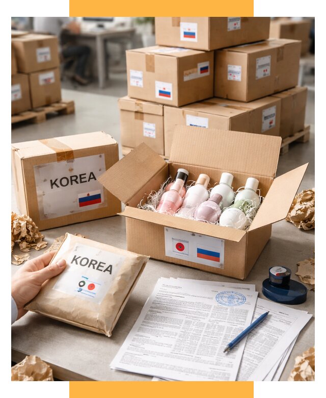 Доставка косметики из Кореи от 8737 р. под ключ | СетСервис-Ржв