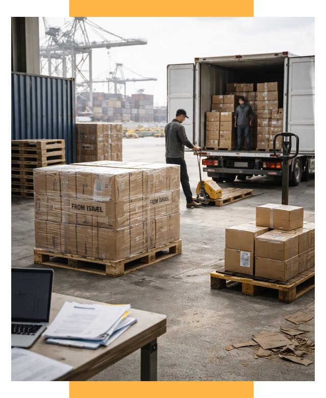 Доставка грузов из Израиля от 15419 р., логистика от СетСервис-Ржв