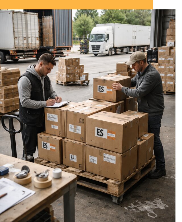 Доставка грузов в Испанию автотранспортом от 35977 руб