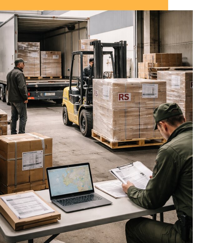 Доставка грузов в Сербию от 46256 руб, международные перевозки