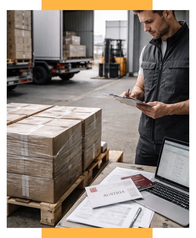 Доставка в Австрию от 66814 р. Логистика и экспорт СетСервис-Ржв