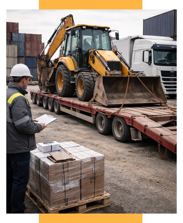 Международная перевозка спецтехники от 46256 р., СетСервис-Ржв