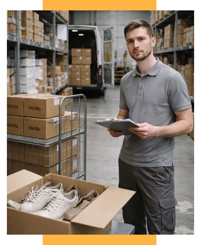 Доставка обуви из Китая и Турции от 4626 р. СетСервис-Ржв