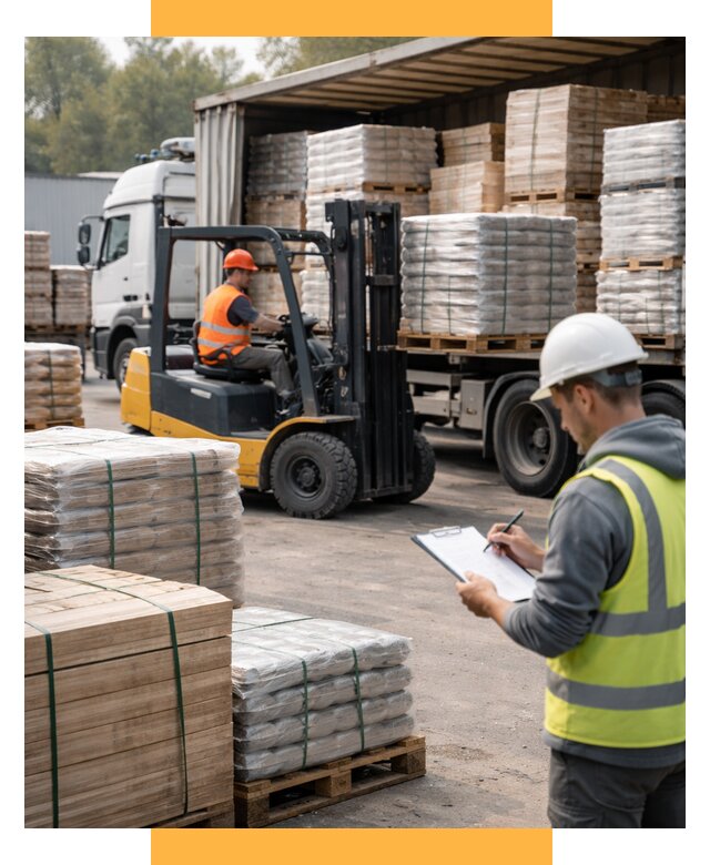 Перевозка строительных материалов от 5653 р. | СетСервис-Ржв