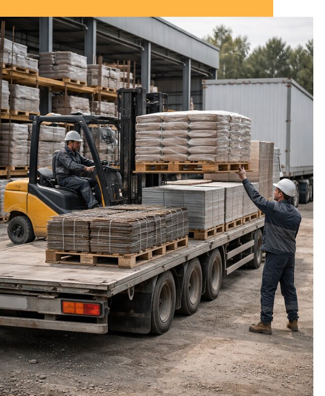 Перевозка строительных материалов по миру от 5653 руб