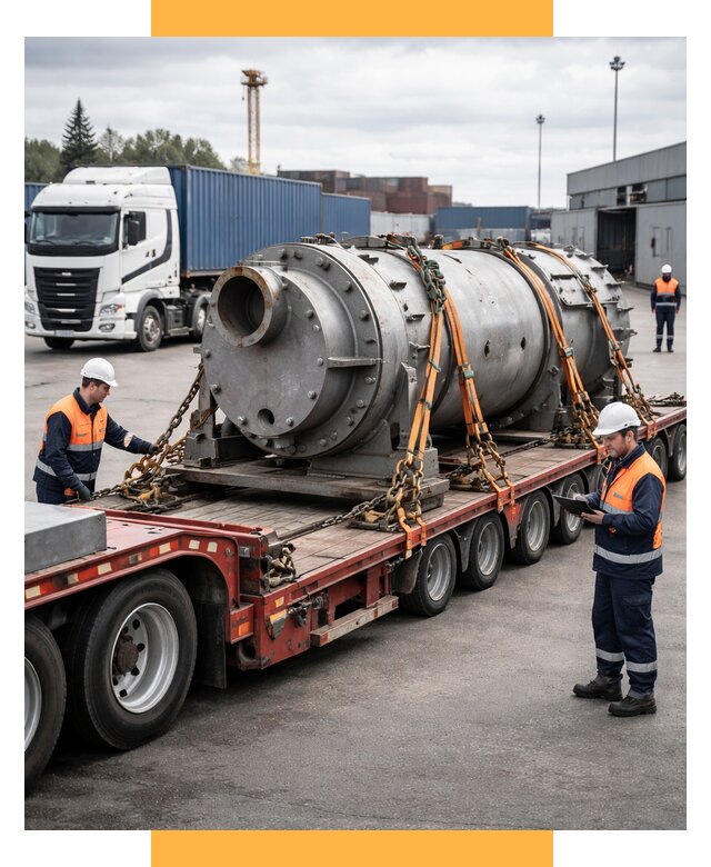 Перевозка тяжеловесных грузов под ключ от 154185 р. | СетСервис-Ржв