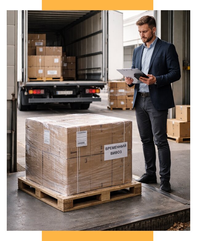 Временный вывоз товаров под ключ от 8223 р. | СетСервис-Ржв
