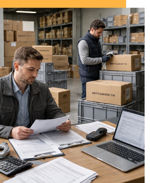 Таможенное оформление автозапчастей по выгодным тарифам от 8737