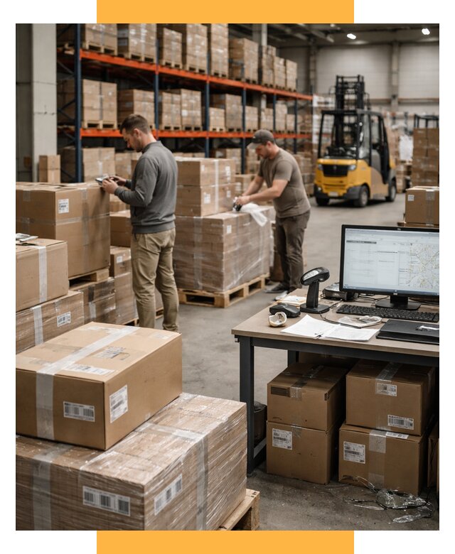 Склад консолидации в Европе от 6681 р., услуги СетСервис-Ржв