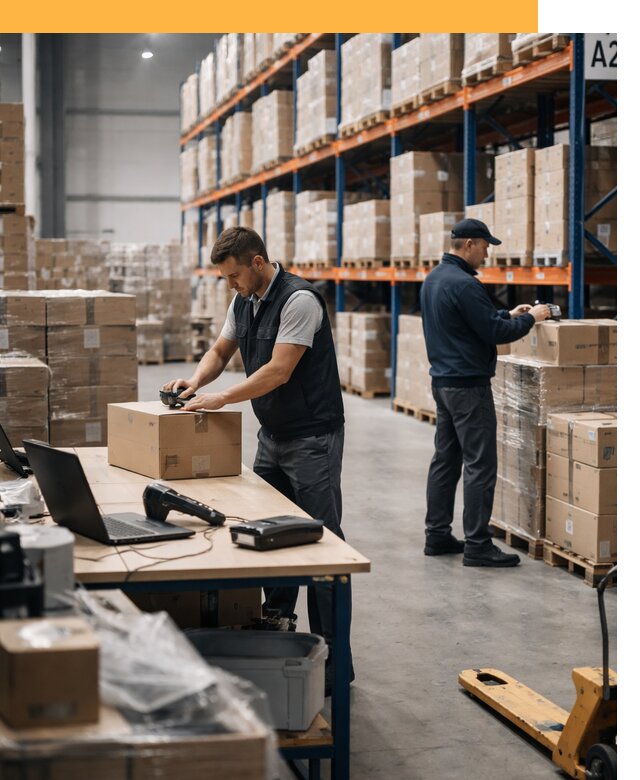 Склад консолидации в Европе: хранение, сортировка от 6681